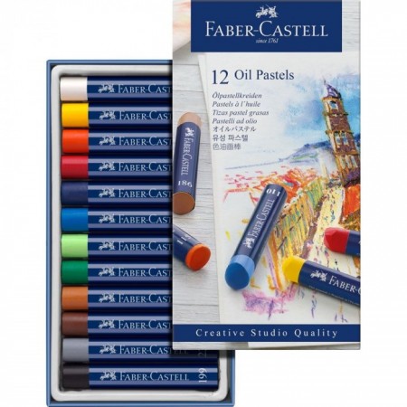 12-pieces Oil Pastels Set